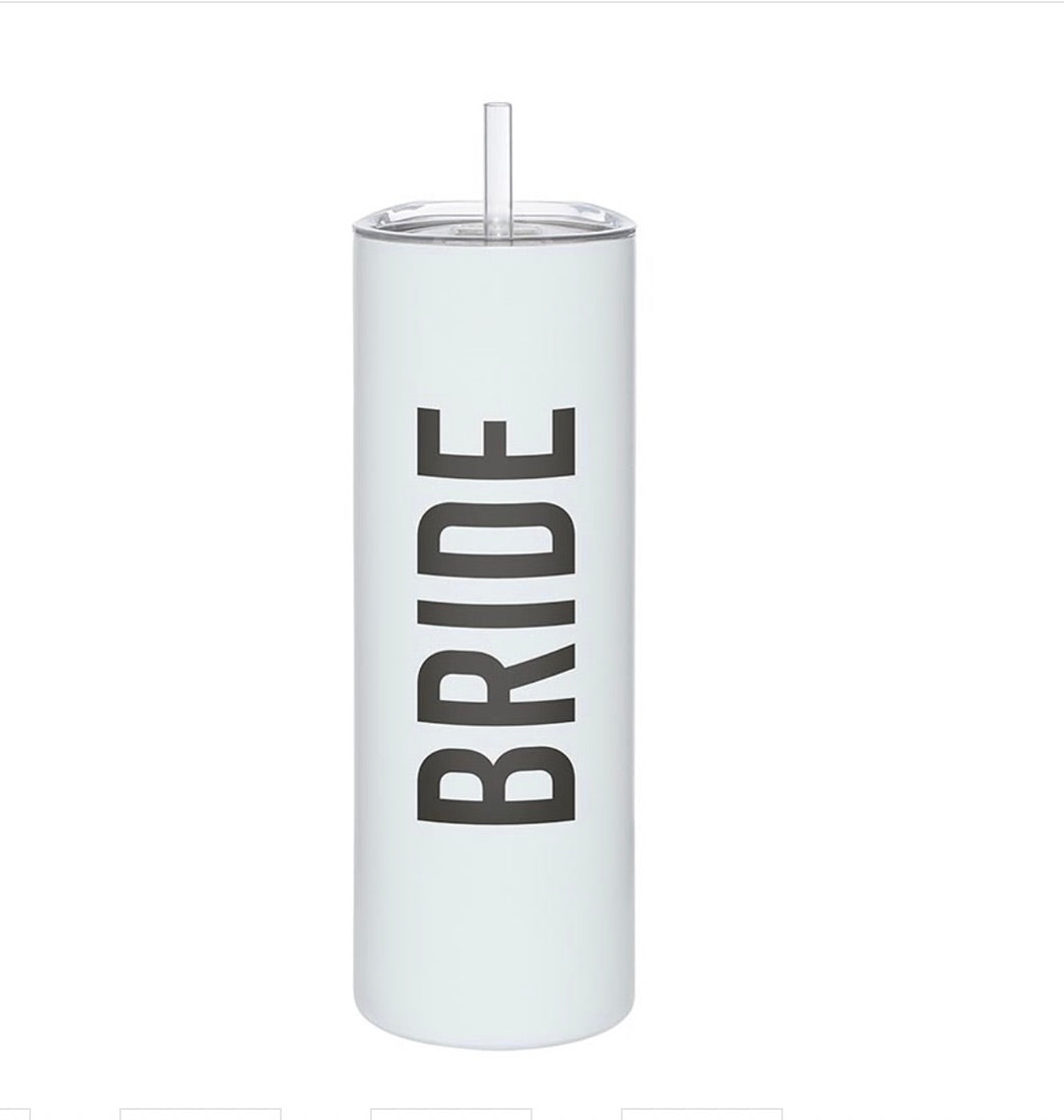 Matte Skinny Tumbler | Bride