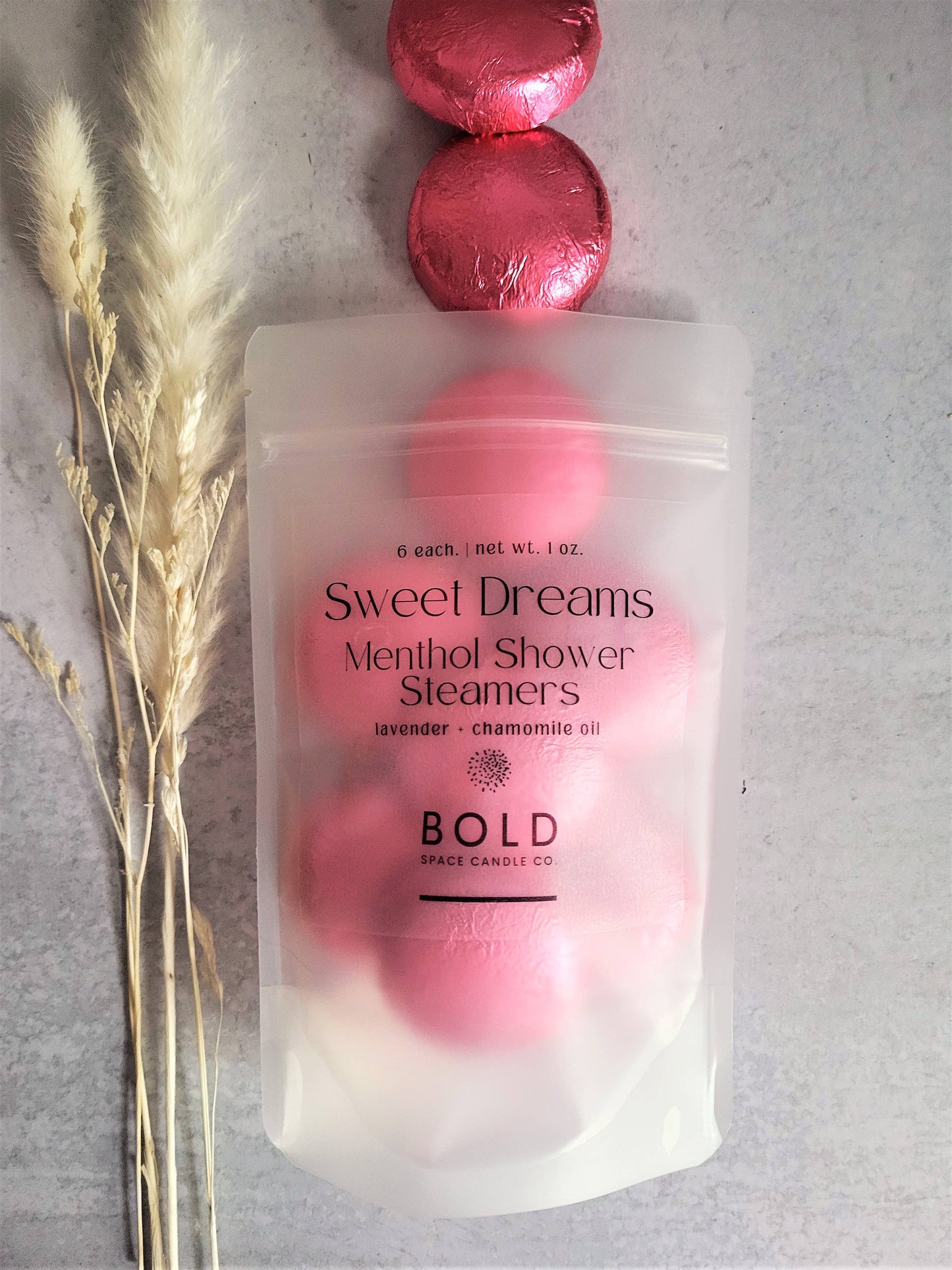 Sweet Dreams | Chamomile + Lavender Menthol Steamers | 6 pack