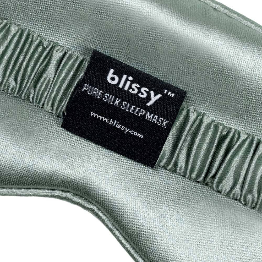 Blissy Silk Sleep Mask | Matcha