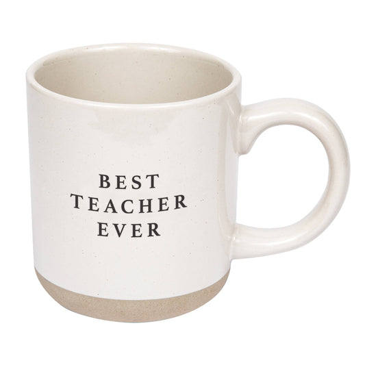 Best Teacher Ever Stoneware Coffee Mug | Teacher Gifts