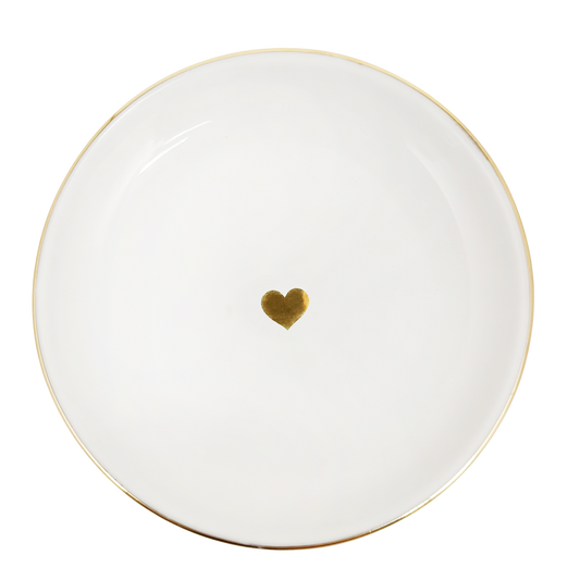 Sweet Water Decor | Gold Heart Jewelry Dish