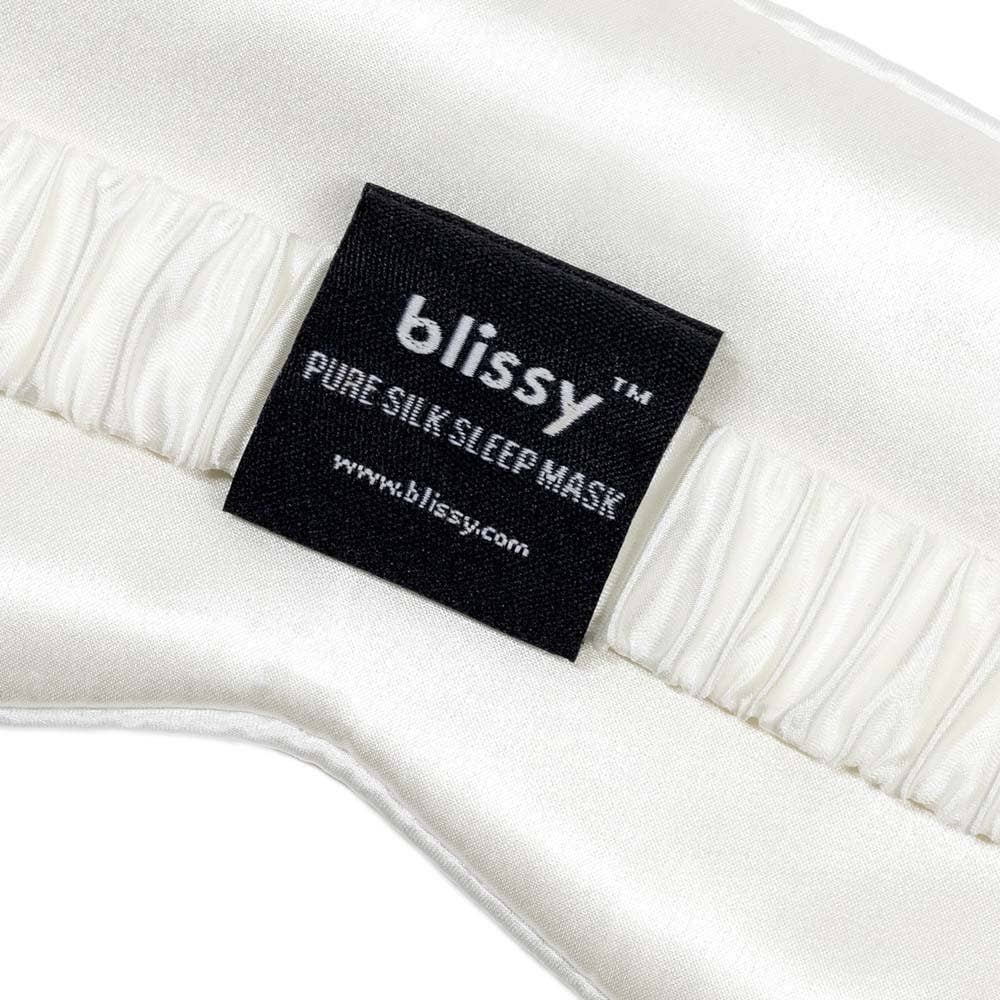 Blissy Silk Sleep Mask | White