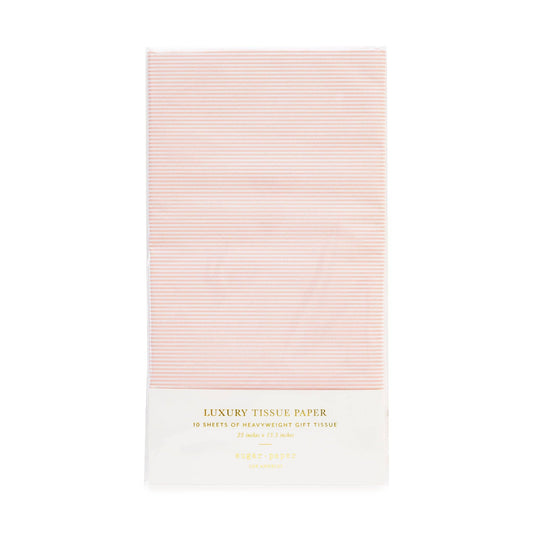 Tissue Paper, Rose Stripe