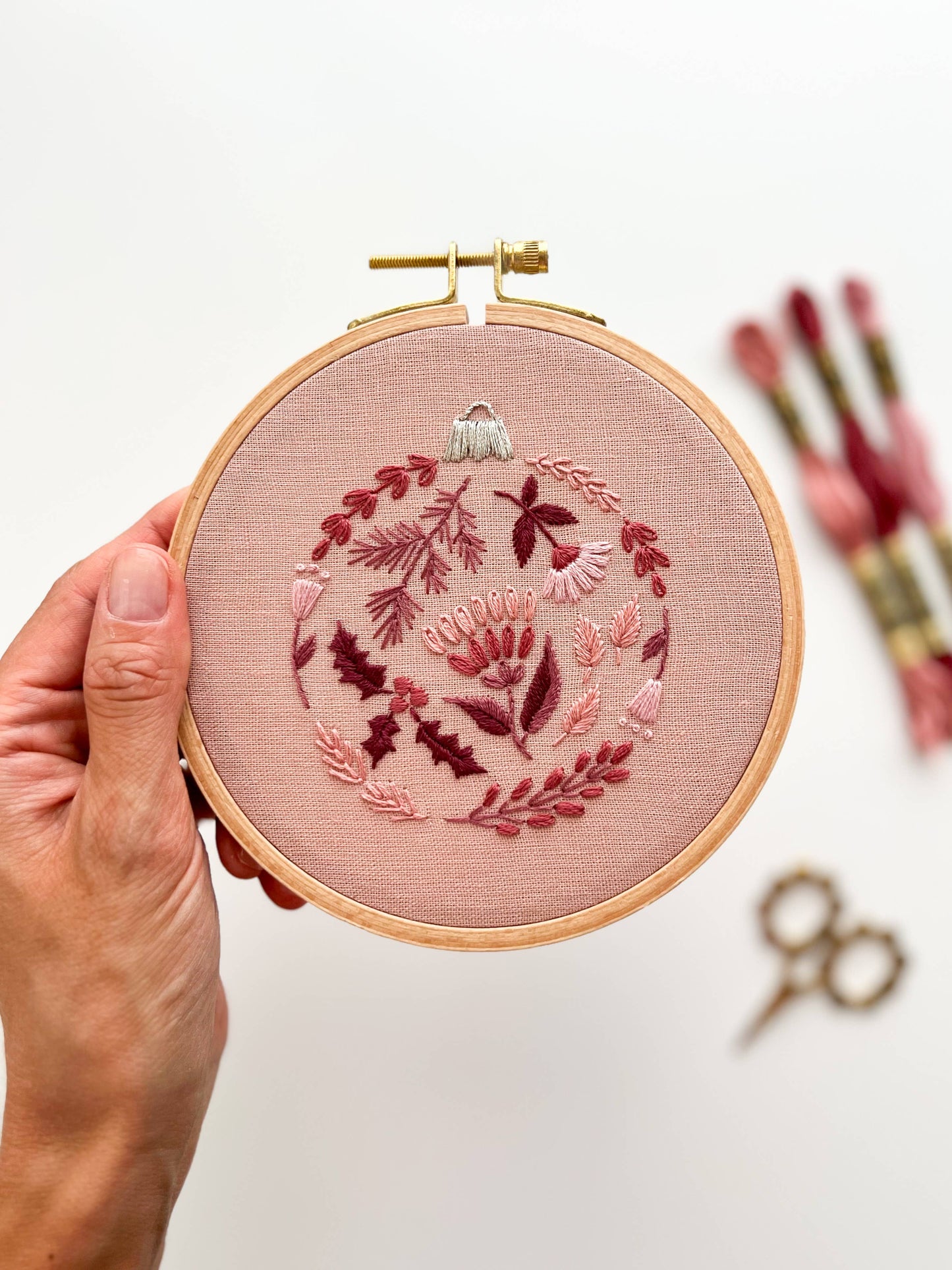 Embroidery Kit | Christmas Bauble Tree Ornament