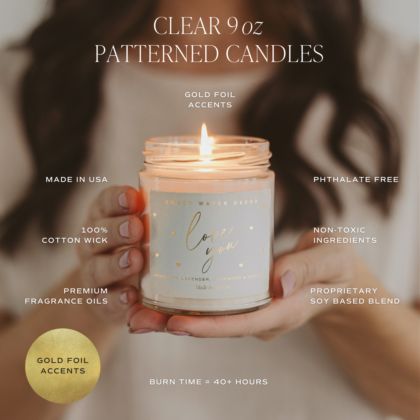 Sweet Water Decor | Love You 9 oz Candle