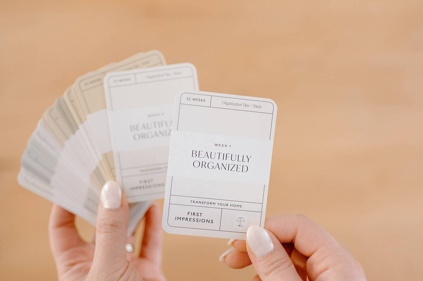 "Beautifully Organized" In 52 Weeks Card Deck