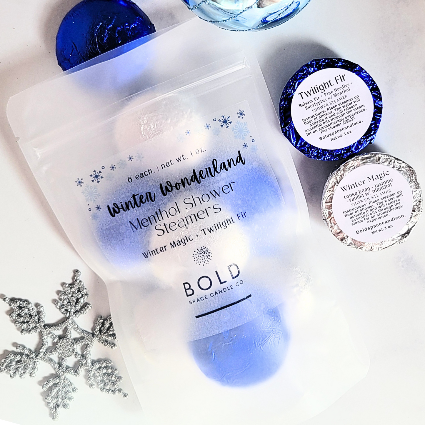 Winter Wonderland Menthol Shower Steamers