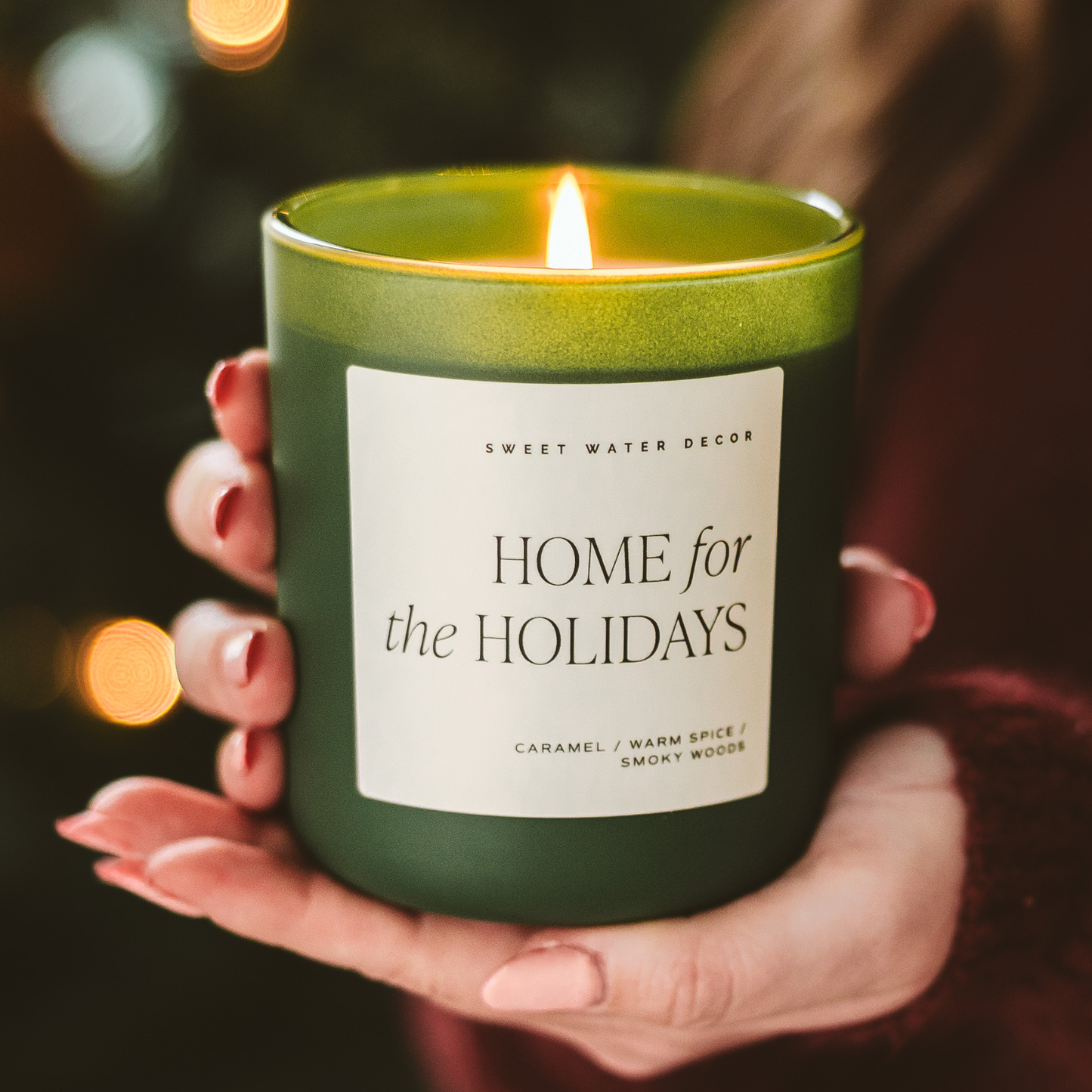 Sweet Water Decor | Home for the Holidays 15 oz Soy Candle