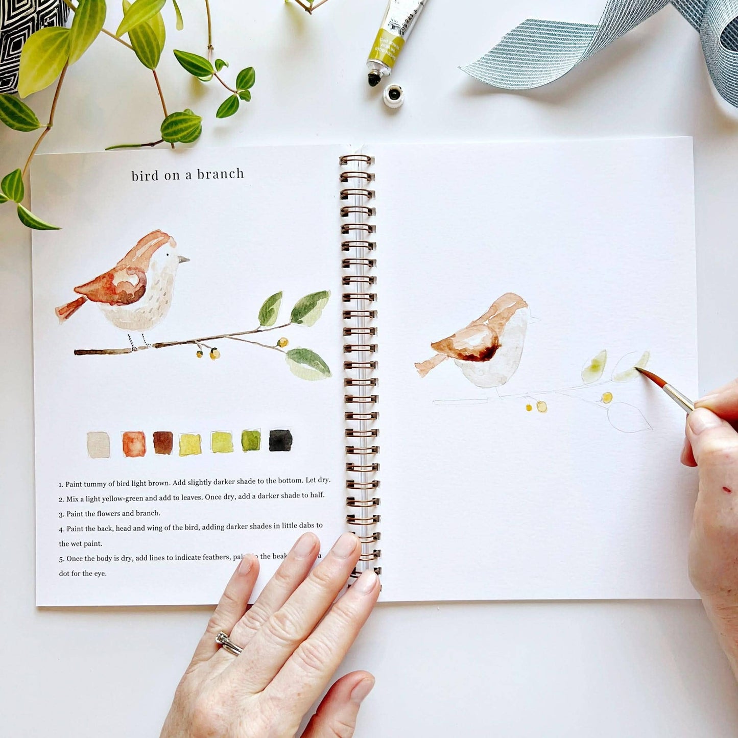 Paint-Your-Own Animal Watercolor Book