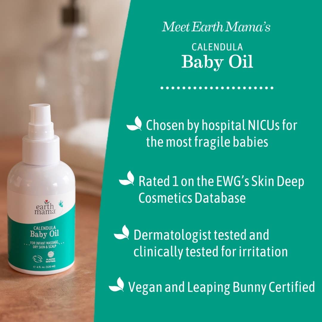 Earth Mama | Calendula Baby Oil
