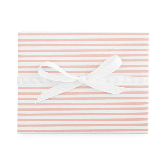 Gift Wrap Single Sheets, Rose Painted Stripe