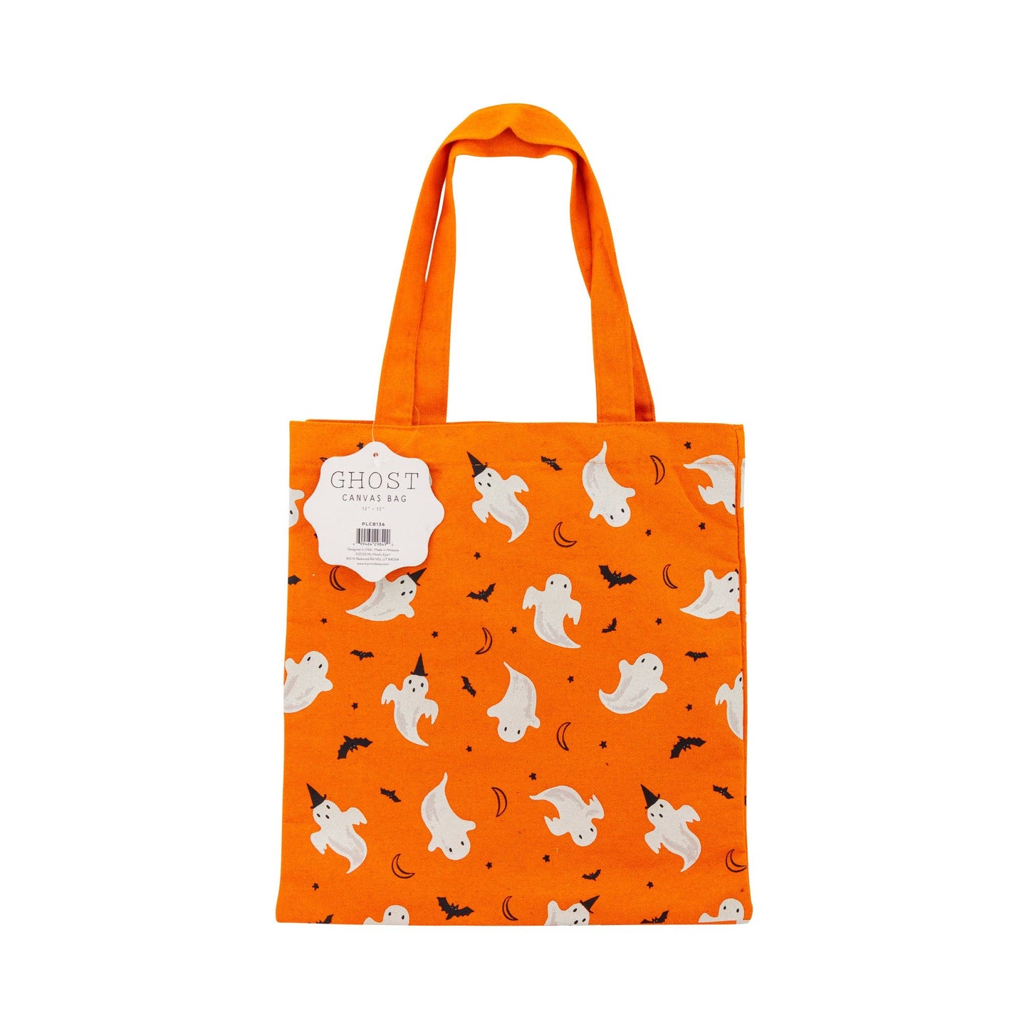 Orange Ghosts  Canvas Bag