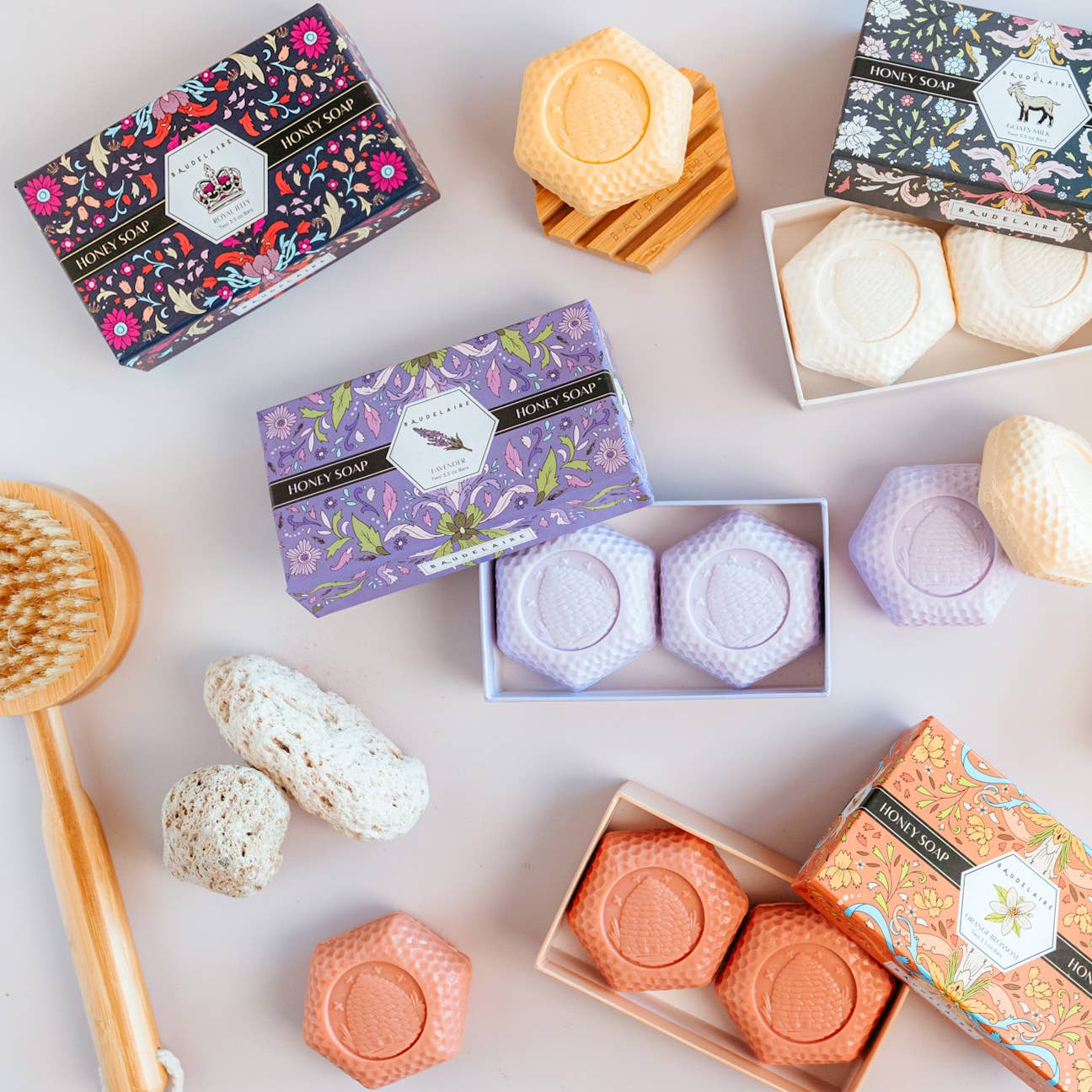 Lavender Honey Soap 3.5oz | 2 Bar Gift Box