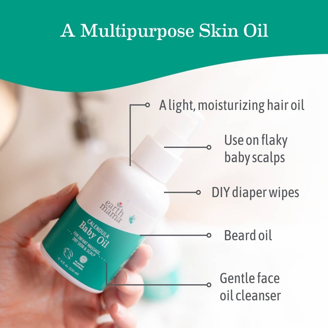 Earth Mama | Calendula Baby Oil