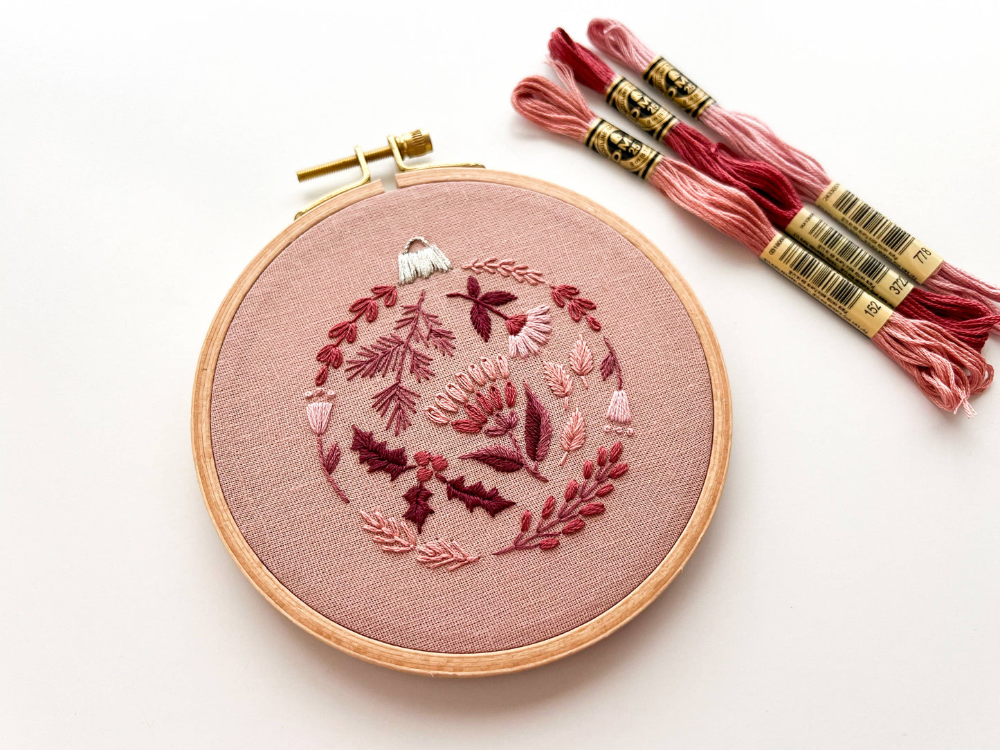 Embroidery Kit | Christmas Bauble Tree Ornament