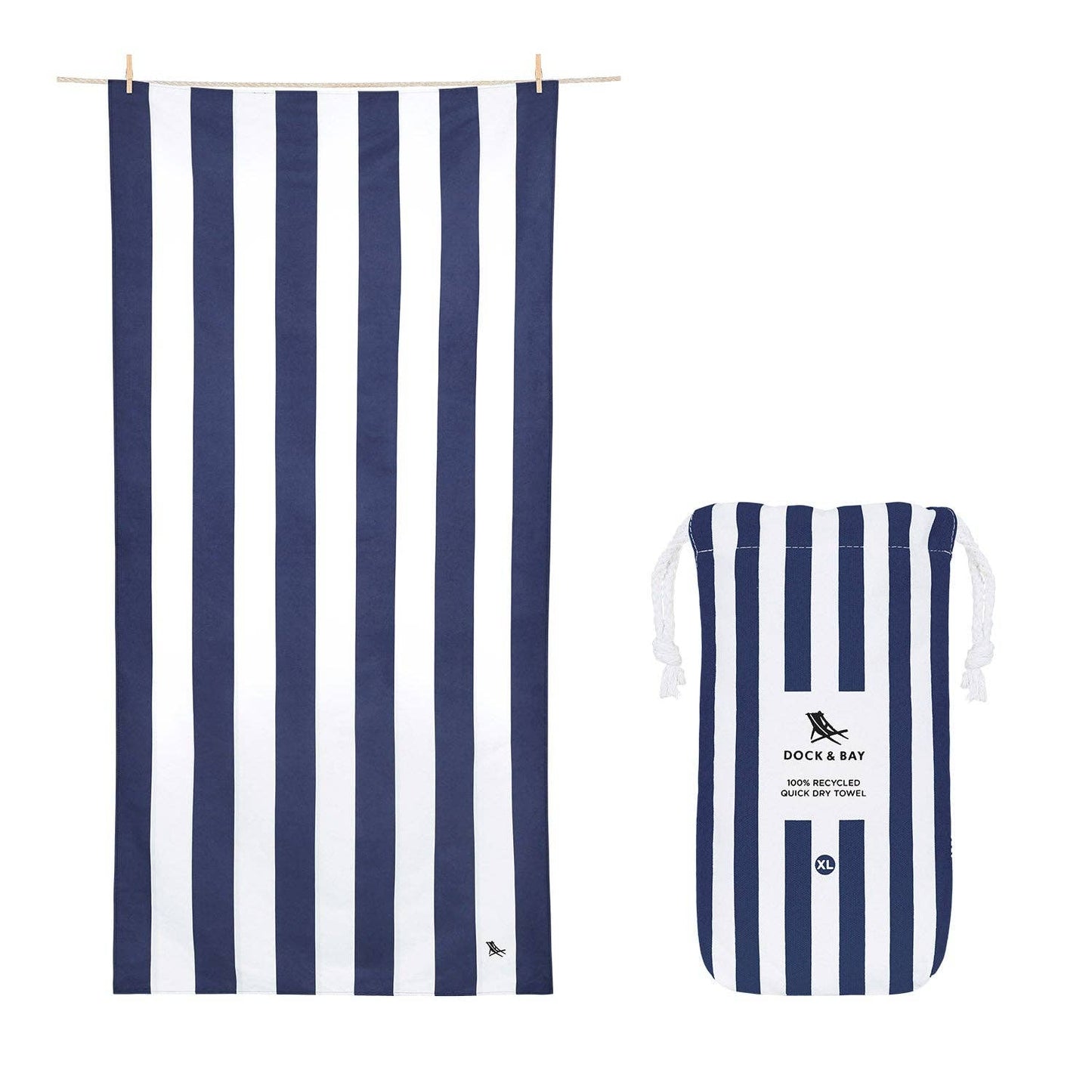 Dock & Bay Quick Dry Towels | Cabana | Whitsunday Blue