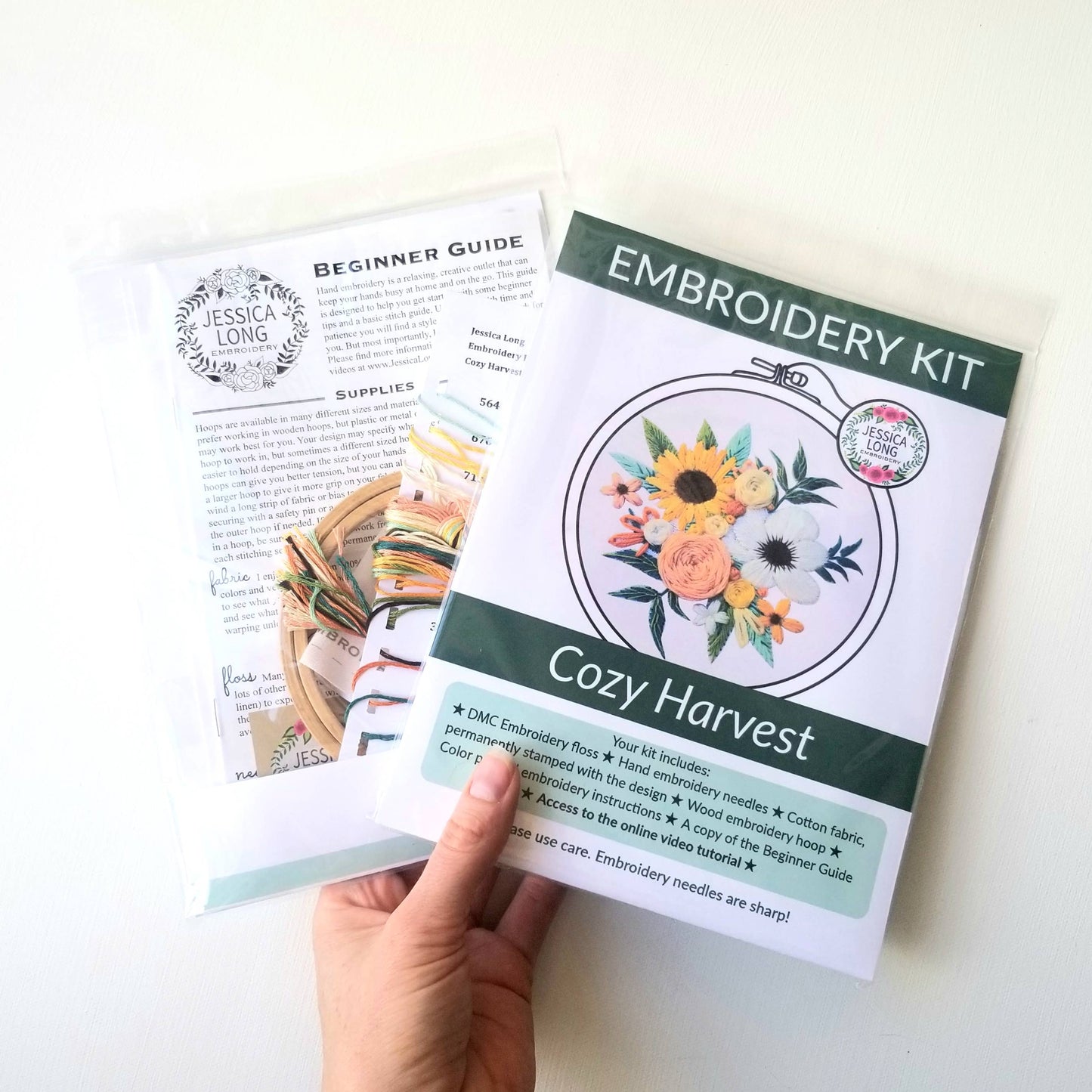 Beginner Embroidery Kit | Cozy Harvest