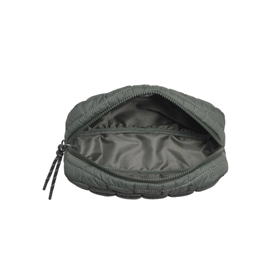 The Cloud Nine Quilted Puffer Nylon Cosmetic Pouch