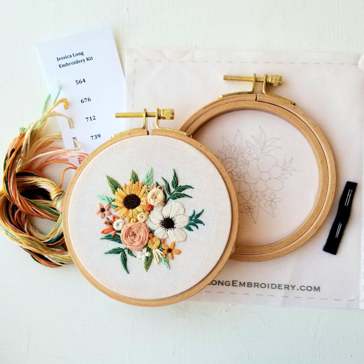 Beginner Embroidery Kit | Cozy Harvest