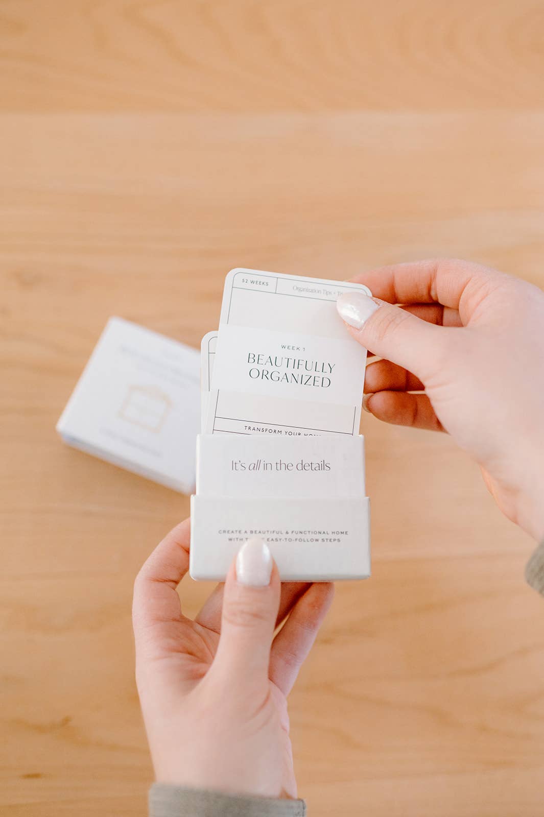 "Beautifully Organized" In 52 Weeks Card Deck