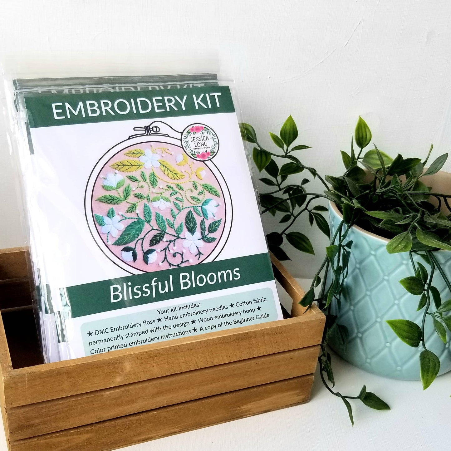 Beginner Embroidery Kit | Blissful Blooms