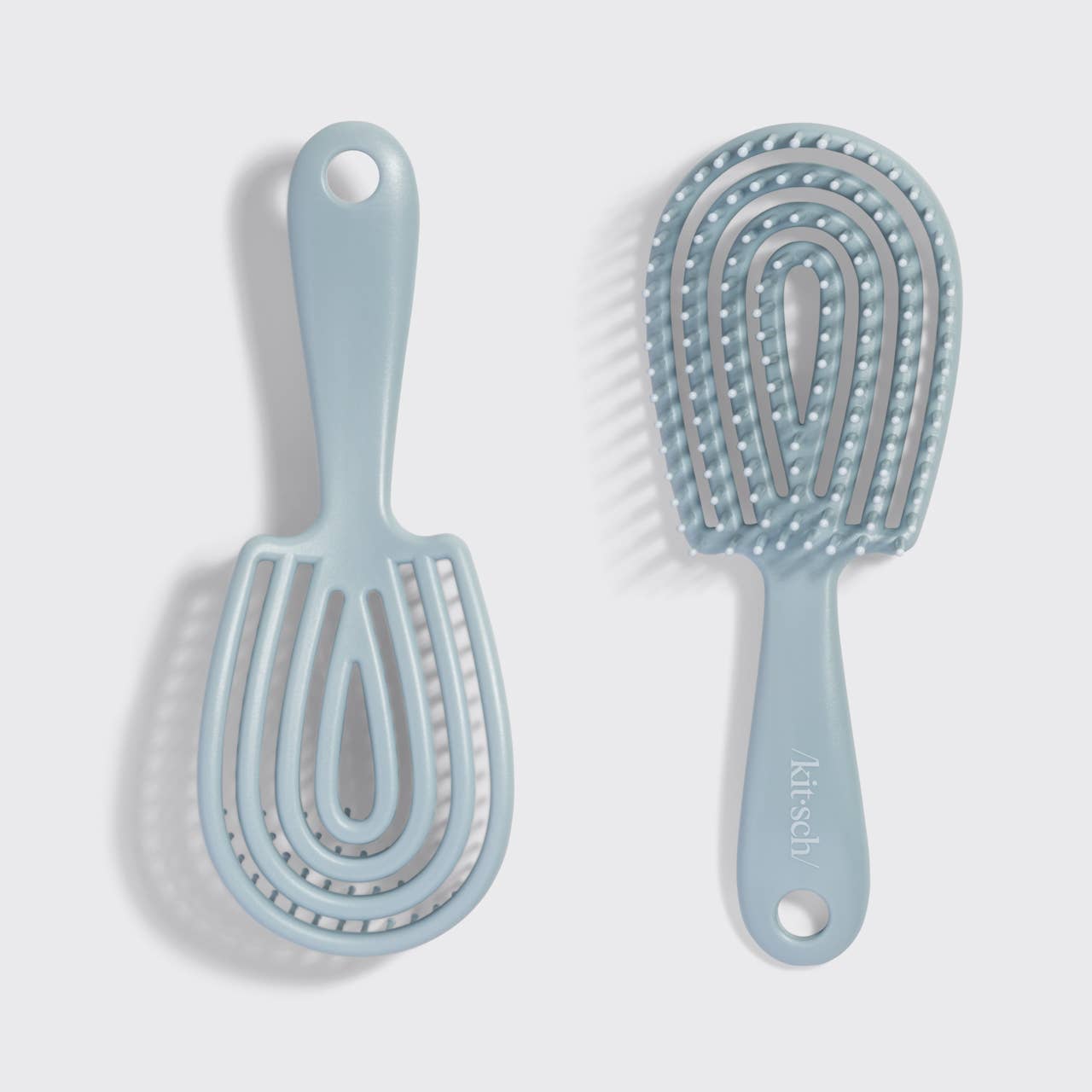 Kitsch | Mini Haze Blue Detangling Flexi Brush