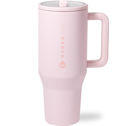 Preorder: Shipping early June | HydroJug 40 oz Traveler Tumbler | Pink Sand