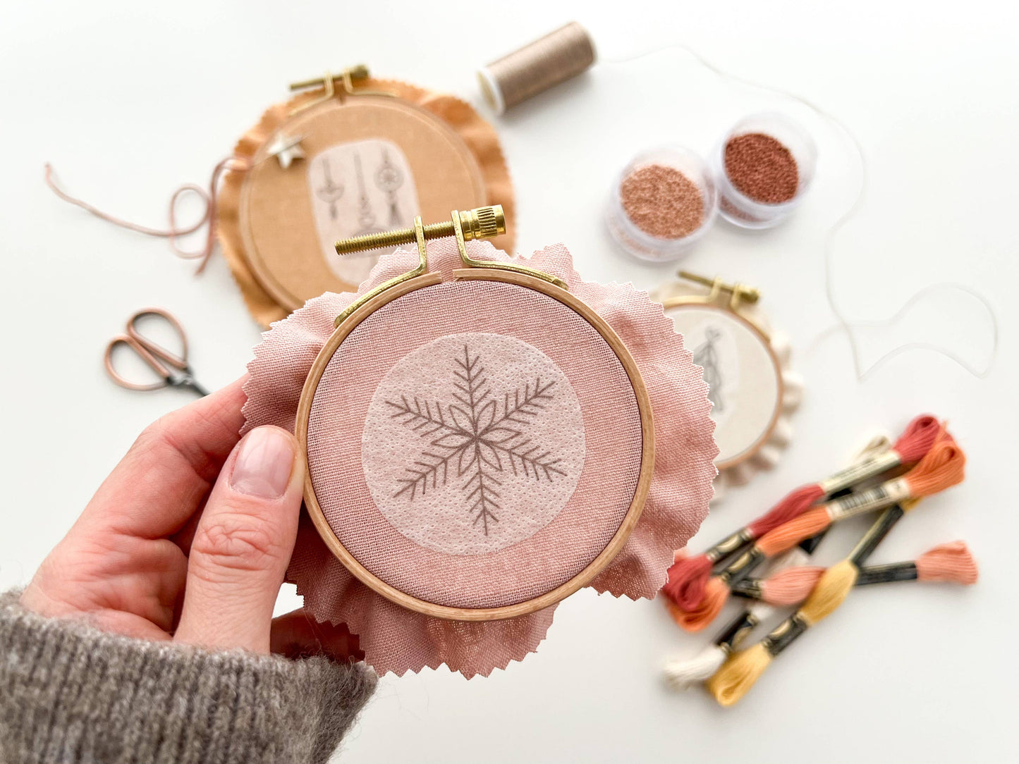 Christmas Stick & Stitch Embroidery Designs – Peel, Stick, Stitch & Wash Away