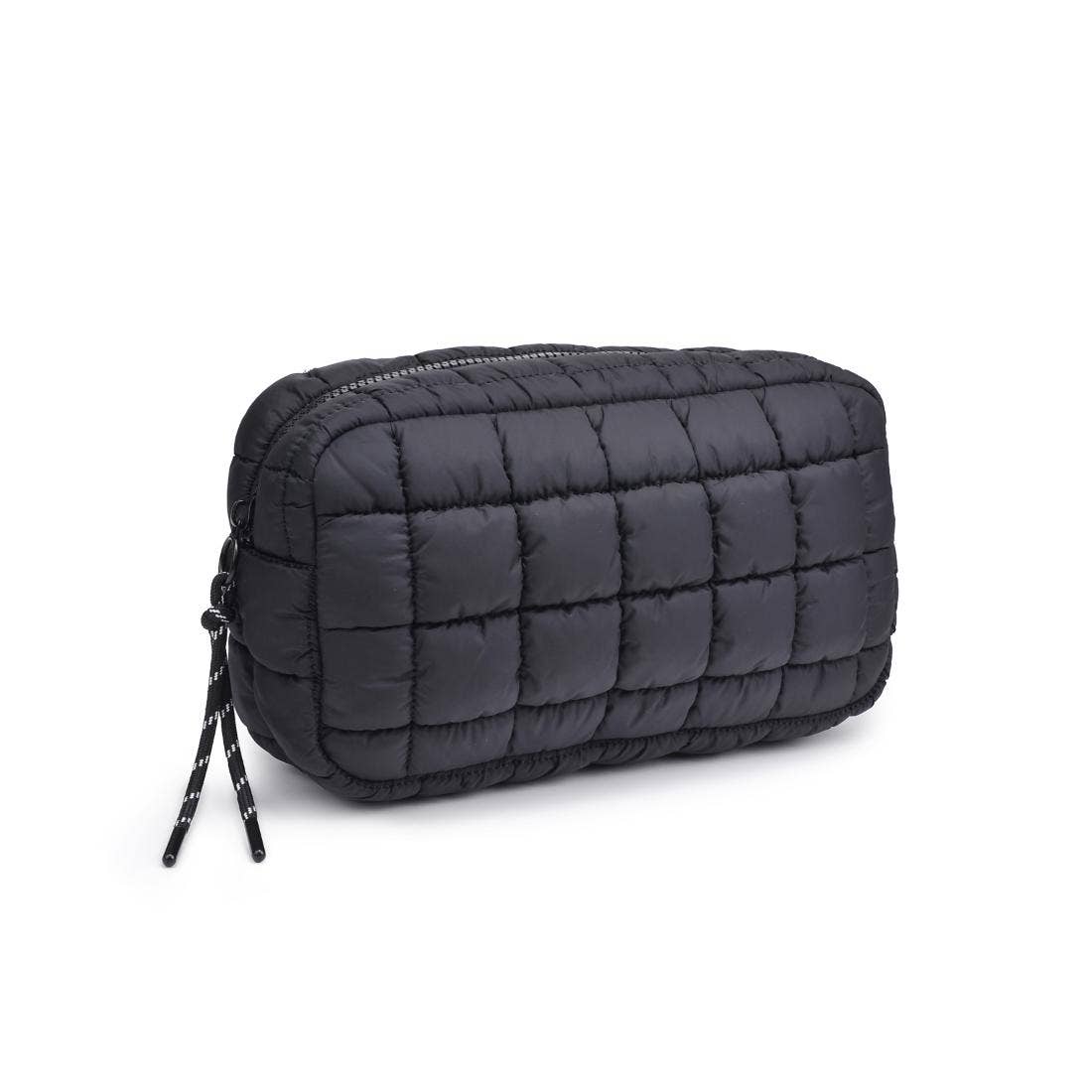 The Cloud Nine Quilted Puffer Nylon Cosmetic Pouch