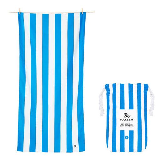 Dock & Bay Quick Dry Towels | Cabana | Bondi Blue
