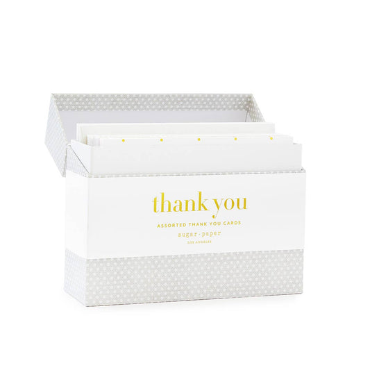 💌 Oh Hey, Thank You Notes – Boxed Set of 12 Elegant Greeting Cards