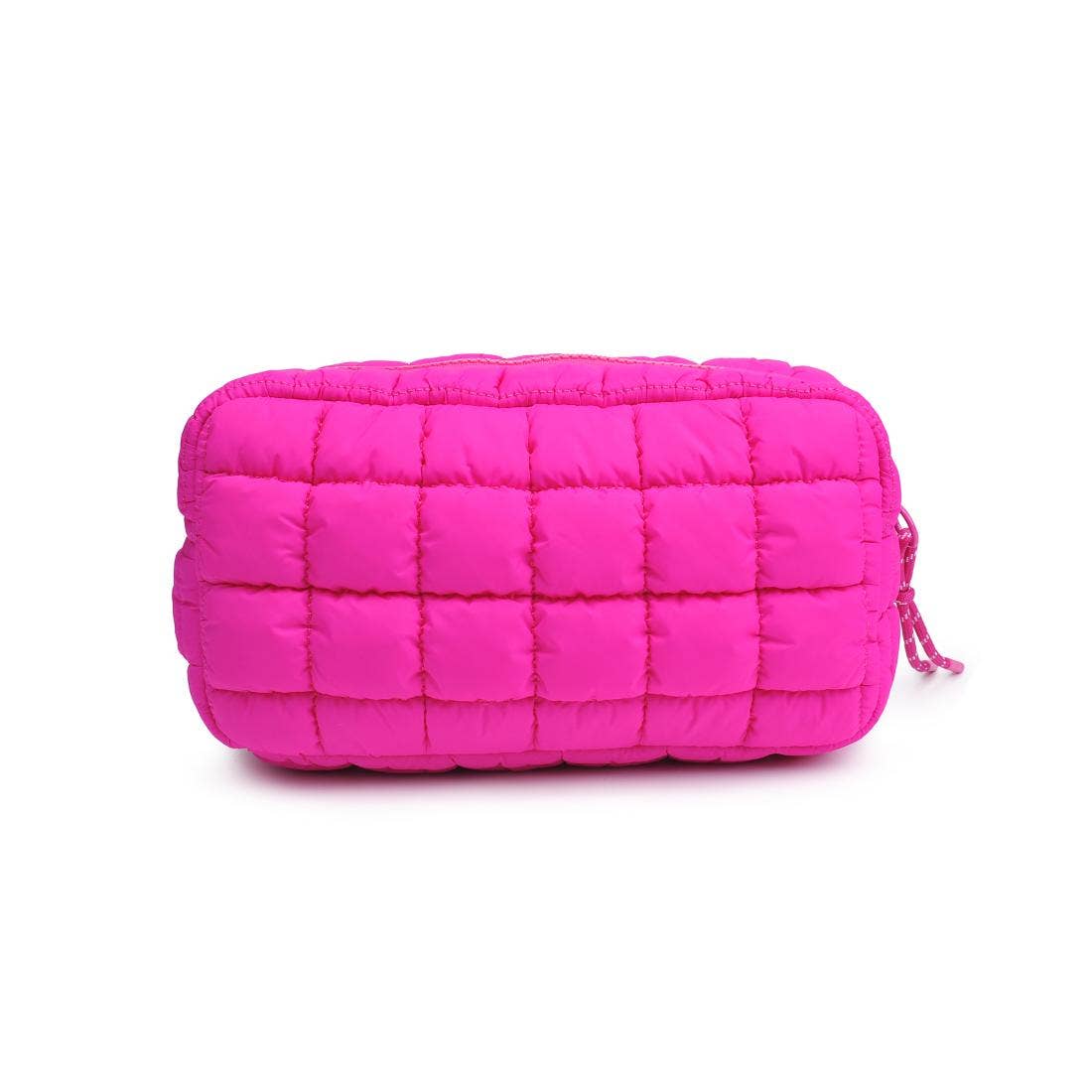 The Cloud Nine Quilted Puffer Nylon Cosmetic Pouch