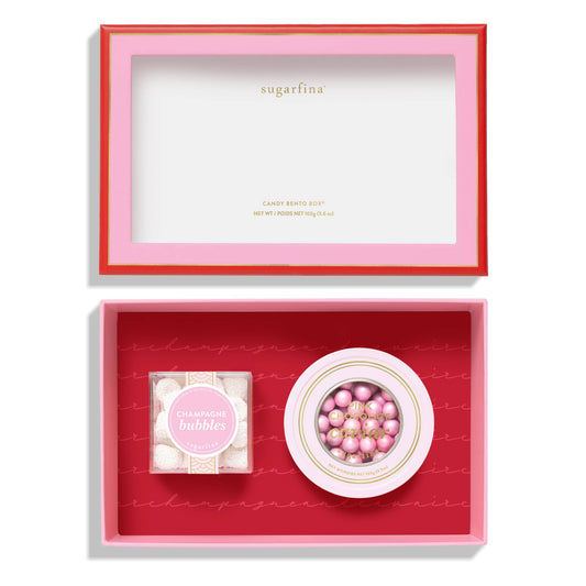 Sugarpina candy set in a pink box with 'sugarpina' branding.
