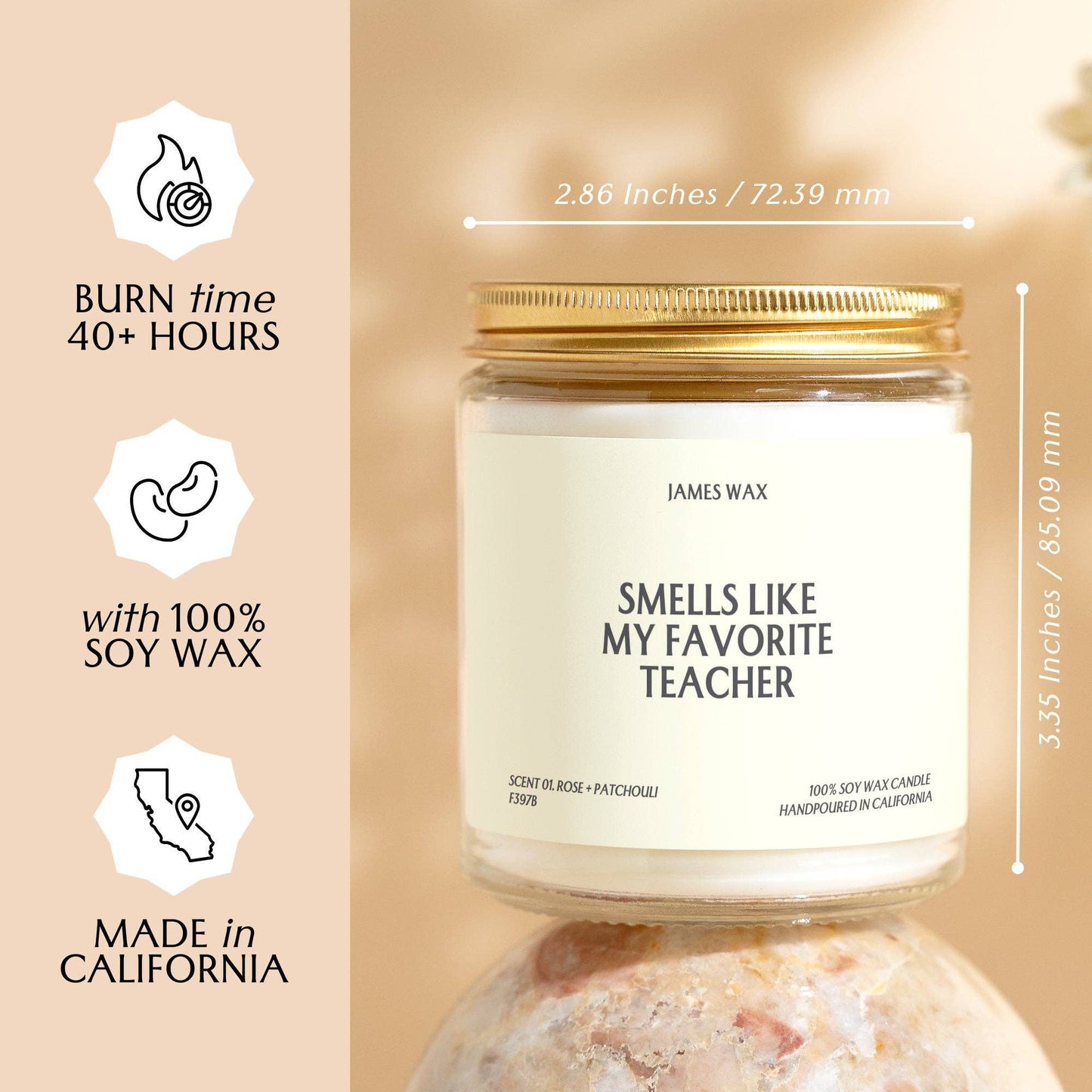James Wax | Favorite Teacher Candle