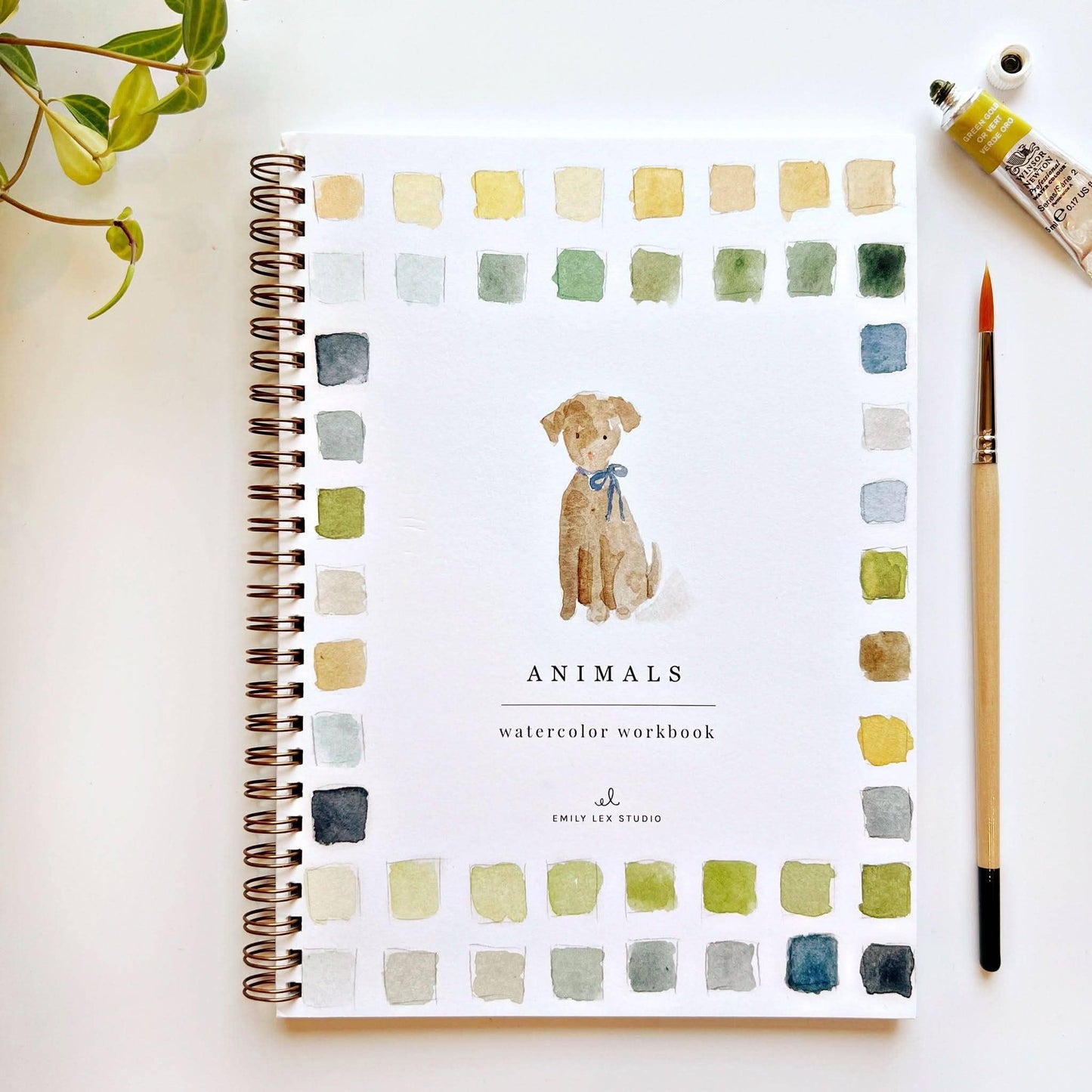 Paint-Your-Own Animal Watercolor Book