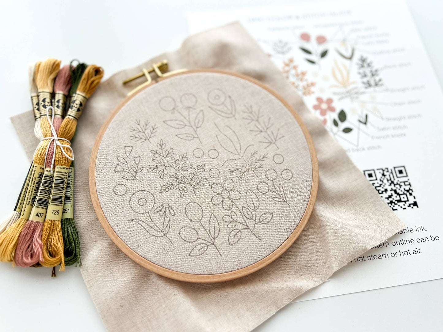 Embroidery Kit | Floral