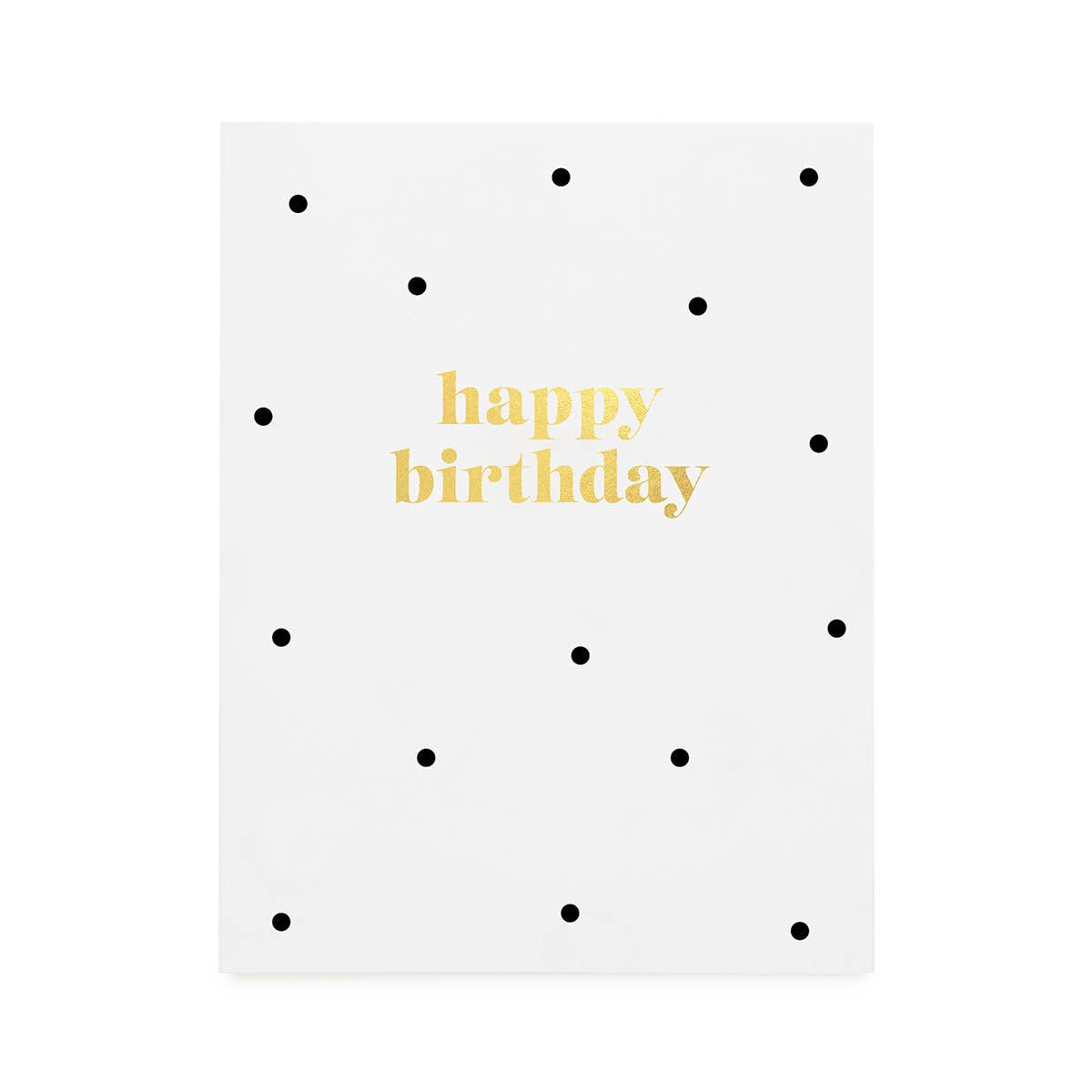 Sugar Paper Birthday Boxed Card Set – 12 Cards with Envelopes – Foil Accents
