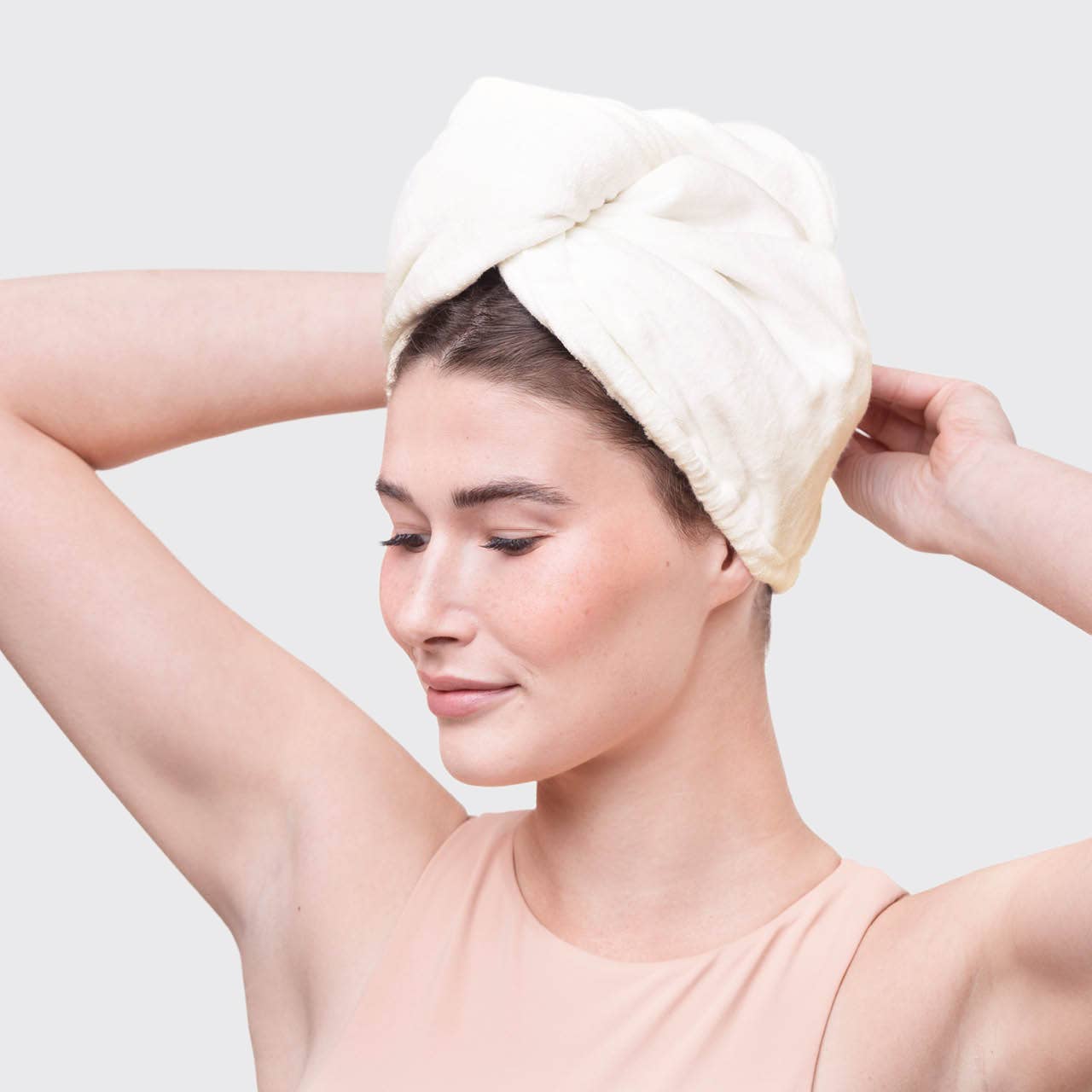 Kitsch | Quick Dry Hair Towel - Ivory