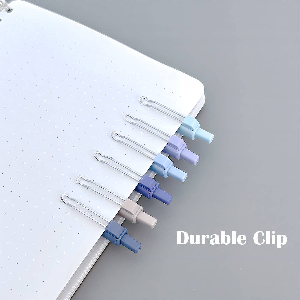 ✒️ Wrapables Retractable Gel Pens – Black Ink, 0.5mm Fine Point (Set of 6)