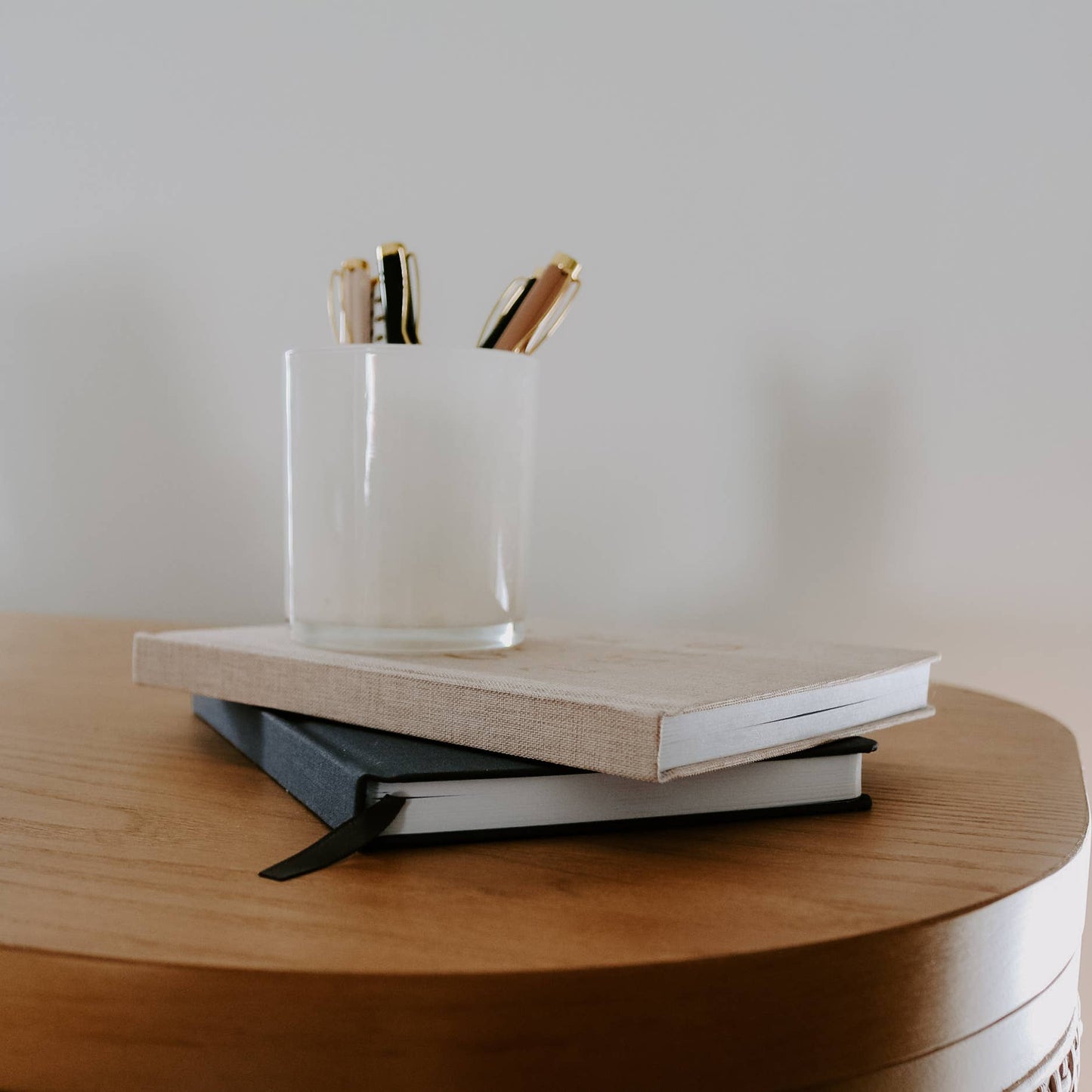 You Got This | Tan and Gold Foil Fabric Journal