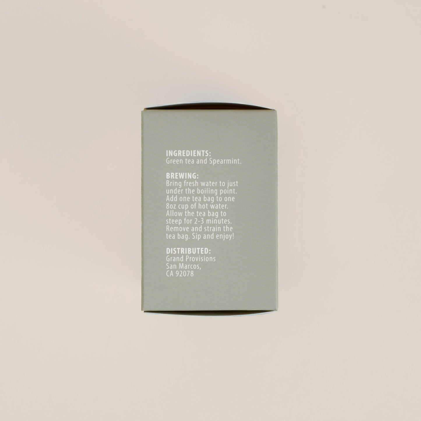 Grand Provisions Moroccan Mint | Green Tea