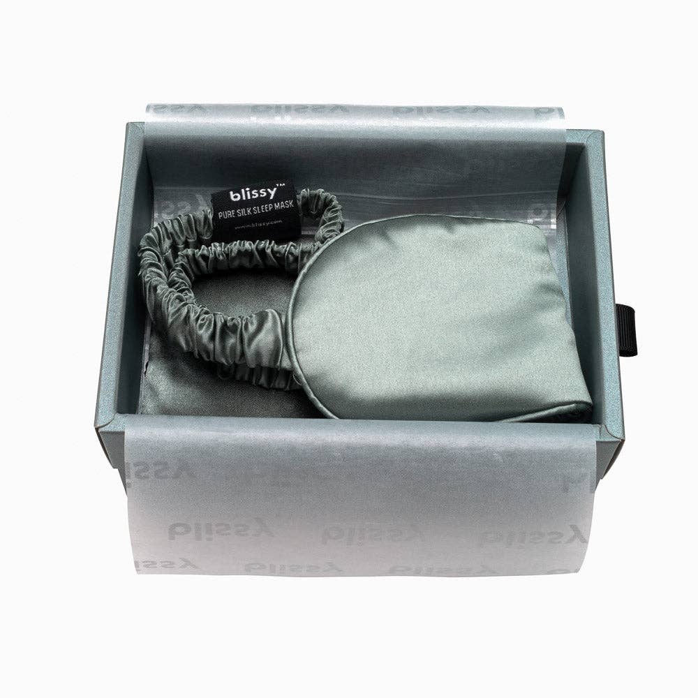 Blissy Silk Sleep Mask | Matcha