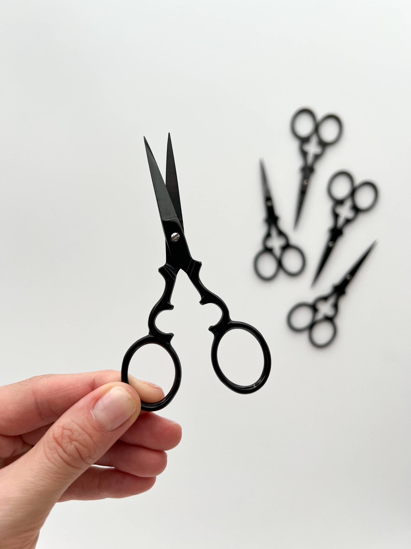 Black Vintage Embroidery Scissors