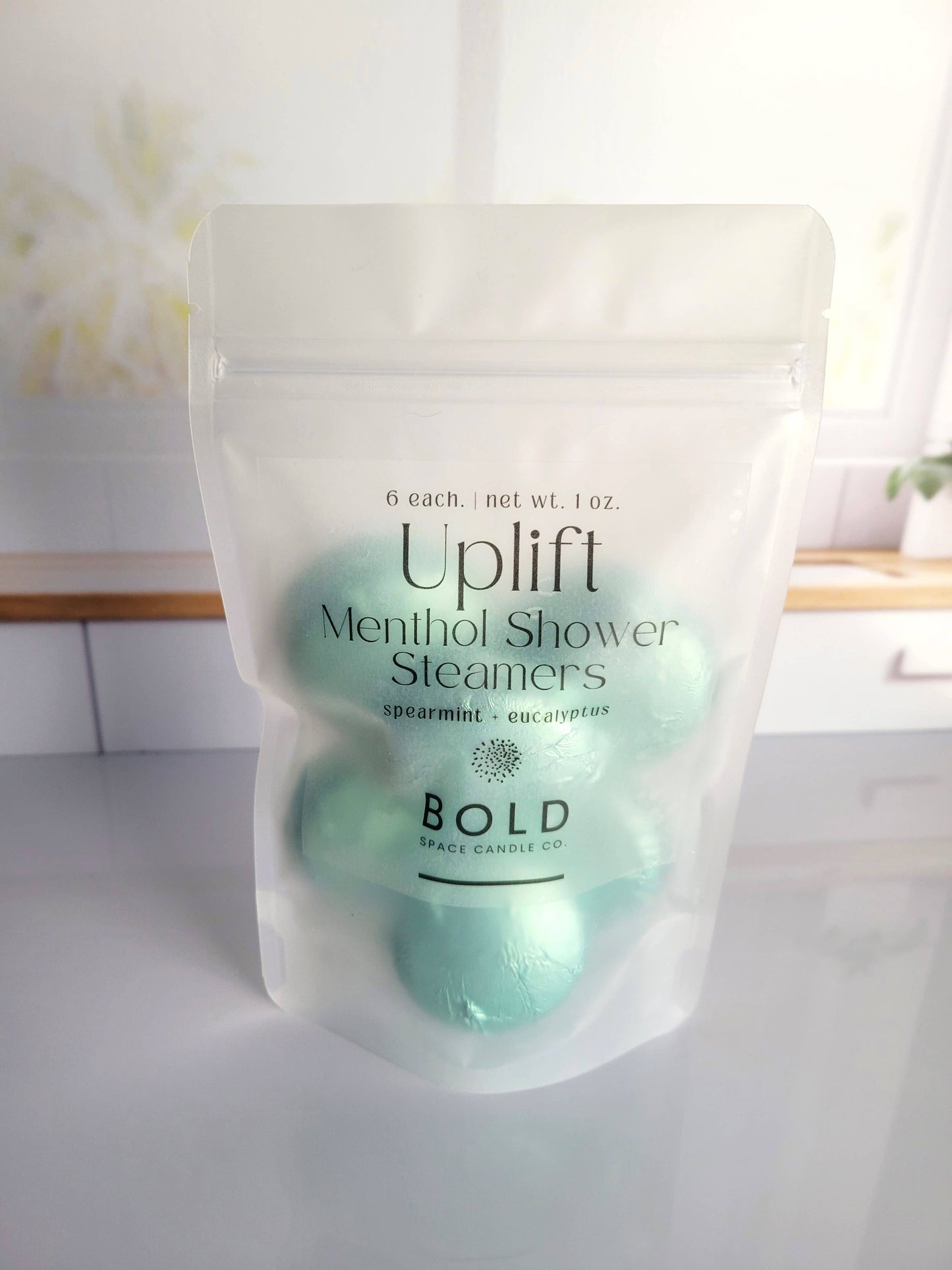 Uplift Shower Steamers | Eucalyptus + Spearmint Menthol | 6 pack