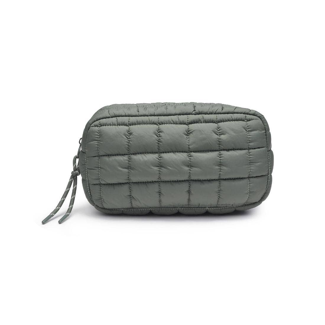 The Cloud Nine Quilted Puffer Nylon Cosmetic Pouch