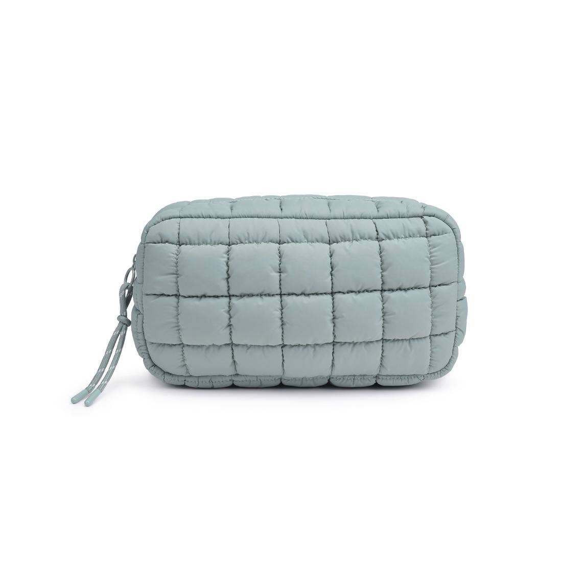 The Cloud Nine Quilted Puffer Nylon Cosmetic Pouch