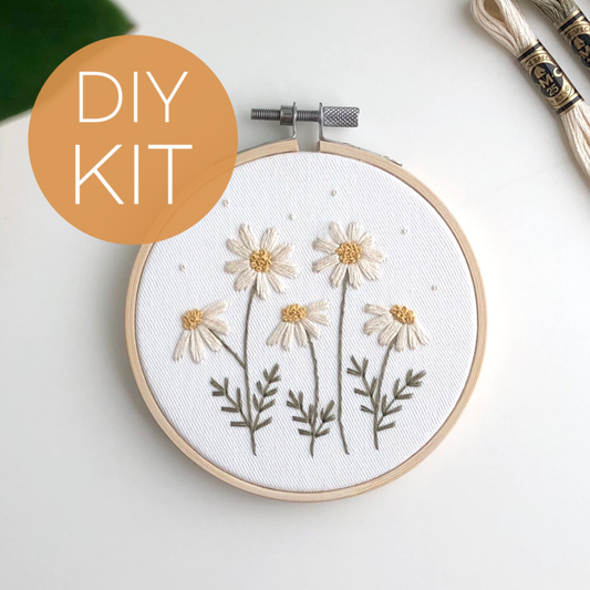 Daisies Embroidery Kit