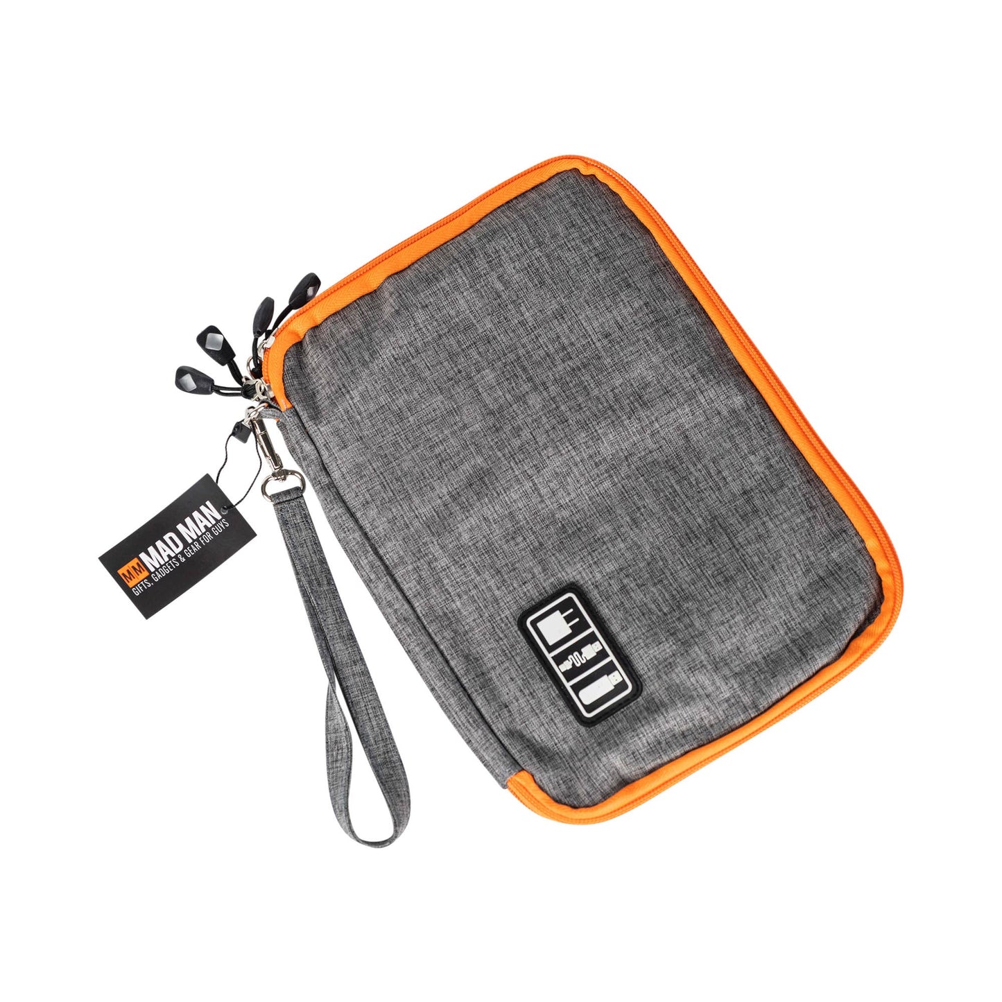 Padded Tech Organizer Bag – Waterproof – 11" x 8" – Travel-Friendly