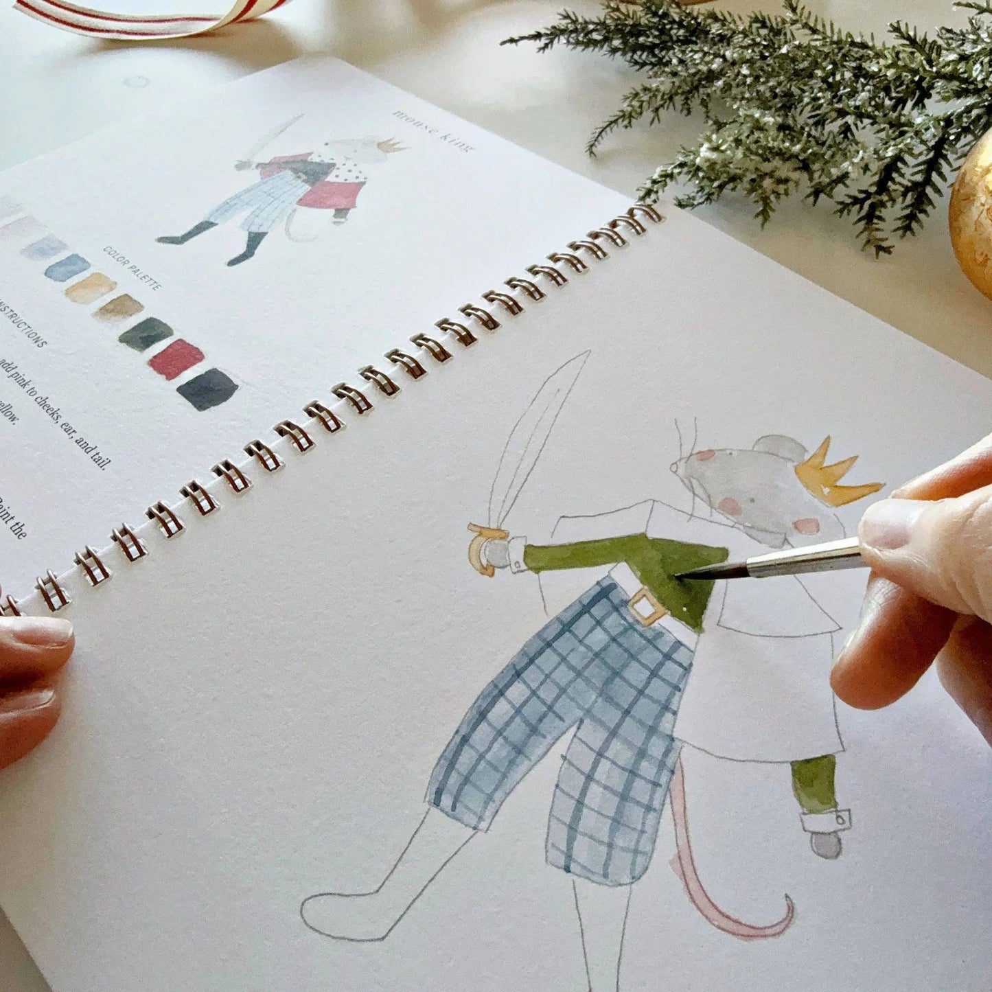 Paint-Your-Own Nutcracker Watercolor Book
