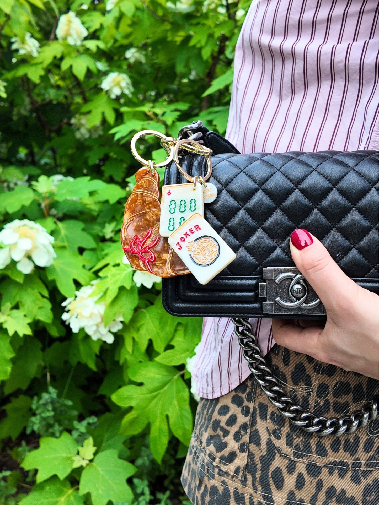 🀄 Mahjong, But Make It Fashion - Charm + Keychain | Eco-Friendly